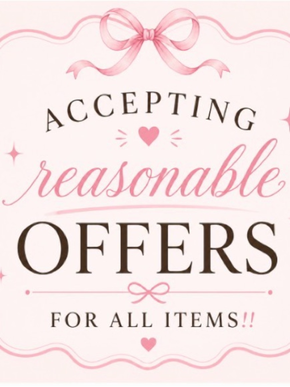 🌸Accepting Reasonable Offers Pink 🌸 | check description!!